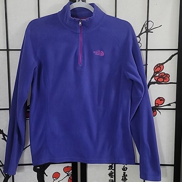 North Face Half Zip Fleece Women's Size Medium - Picture 3 of 10